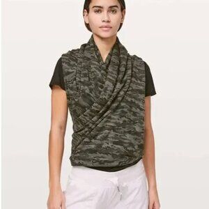 Lululemon Vinyasa Scarf in Evergreen Camo Green Multi